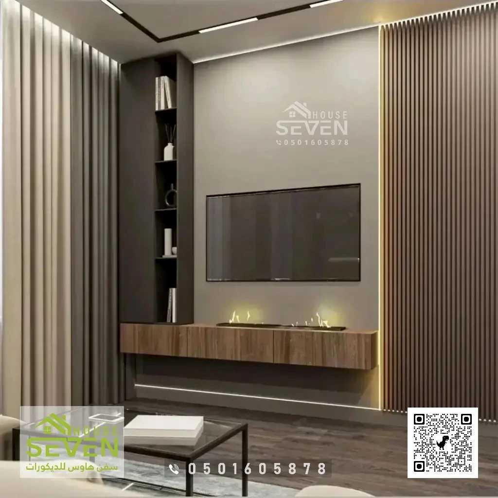 محل ديكورات الدمام 122 ديكور خلفيات تلفزيون الدمام